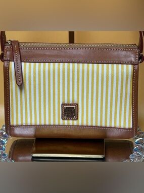 Dooney & Bourke Sunflower Stripe Zip Crossbody bag